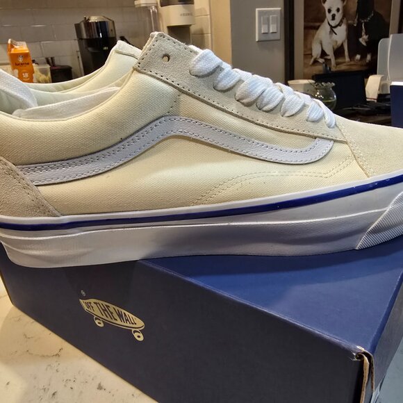 Vans Premium Old Skool 36 Off White VN000CNGOFW Men's Size 12 Shoes Skate NEW - Picture 7 of 11